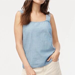 J.Crew Factory Chambray Tank Top - Medium